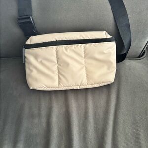 Calpak Cream Crossbody Bag